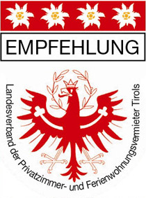 Mitglied bei Alpine Gastgeber und Privatvermieterverband Tirol